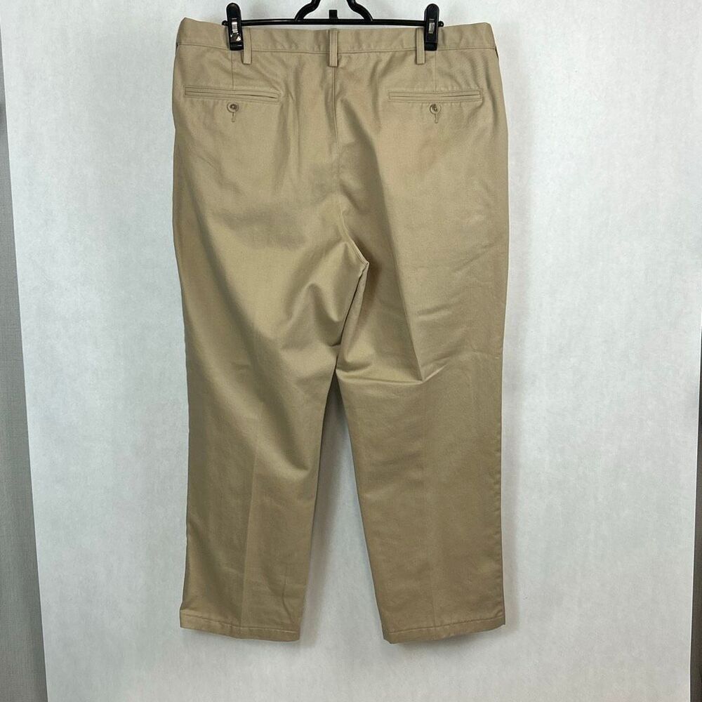 Lands End Mens Chinos Khakis Pants Traditional Fit Sz 40 Stretch Tab Waist 40x29 - Picture 4 of 11